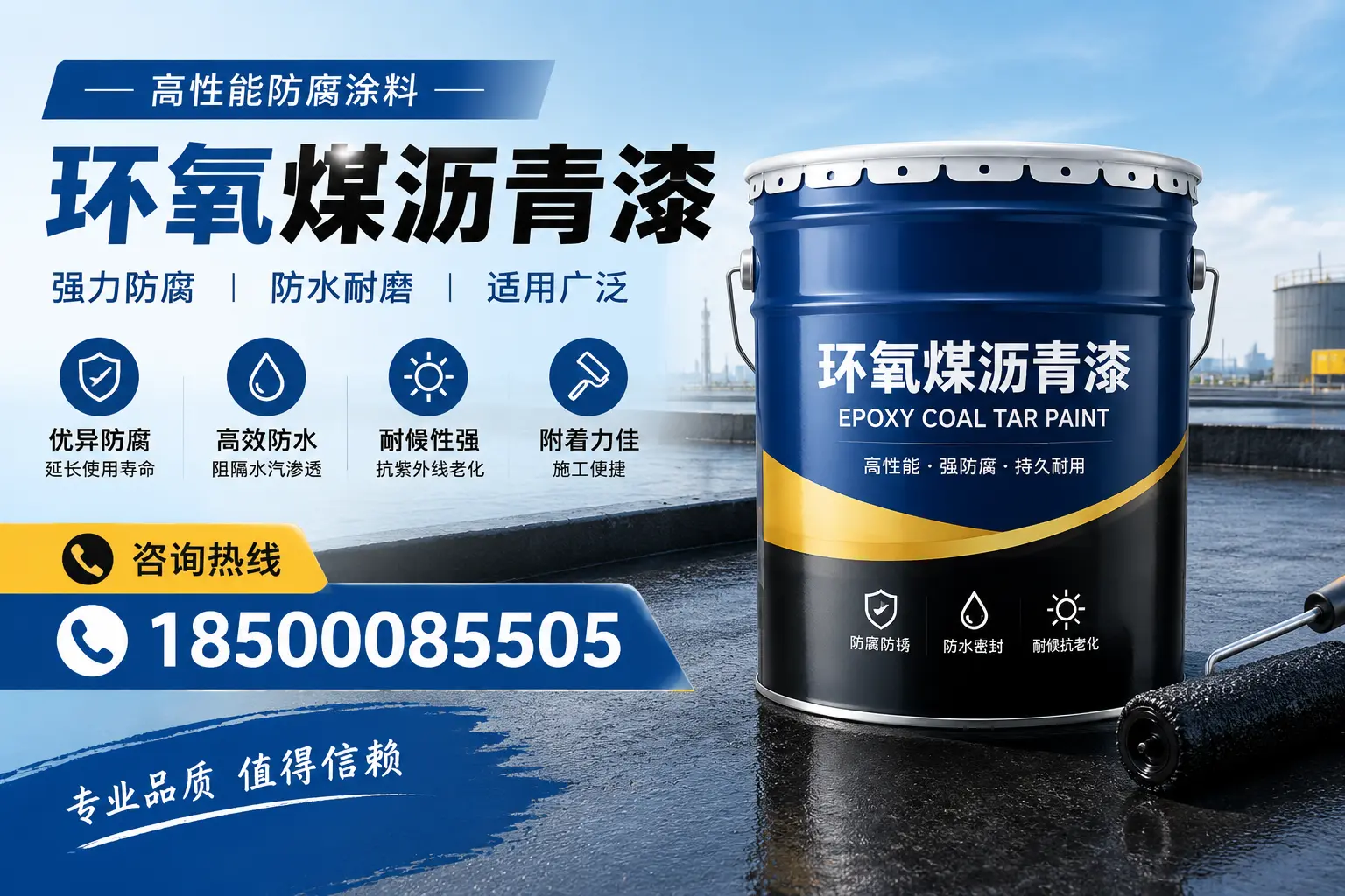 环氧煤沥青漆的主要成分与功能，淮安用户深度了解