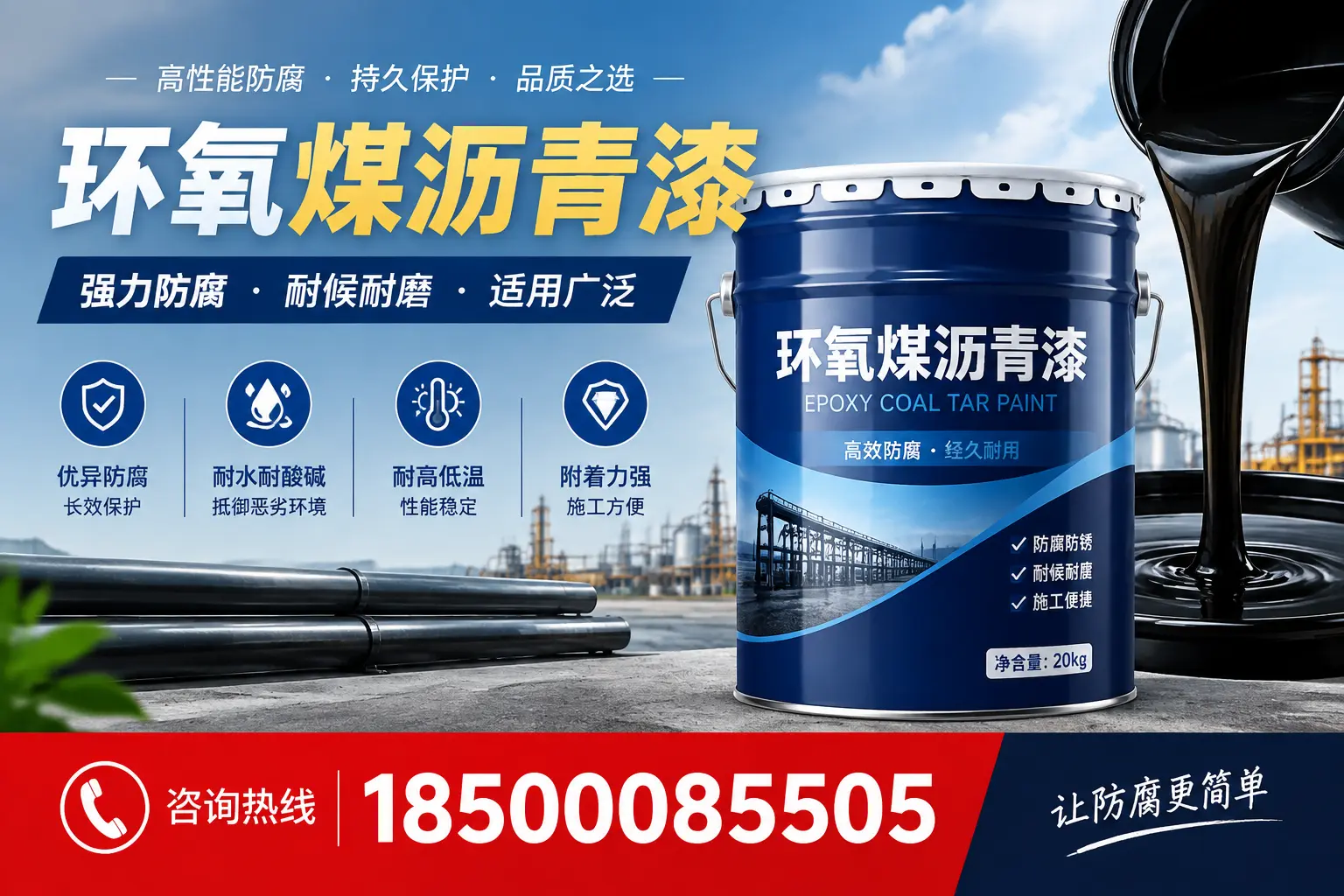 环氧煤沥青漆在不同气候条件下的表现分析，淮安适用性